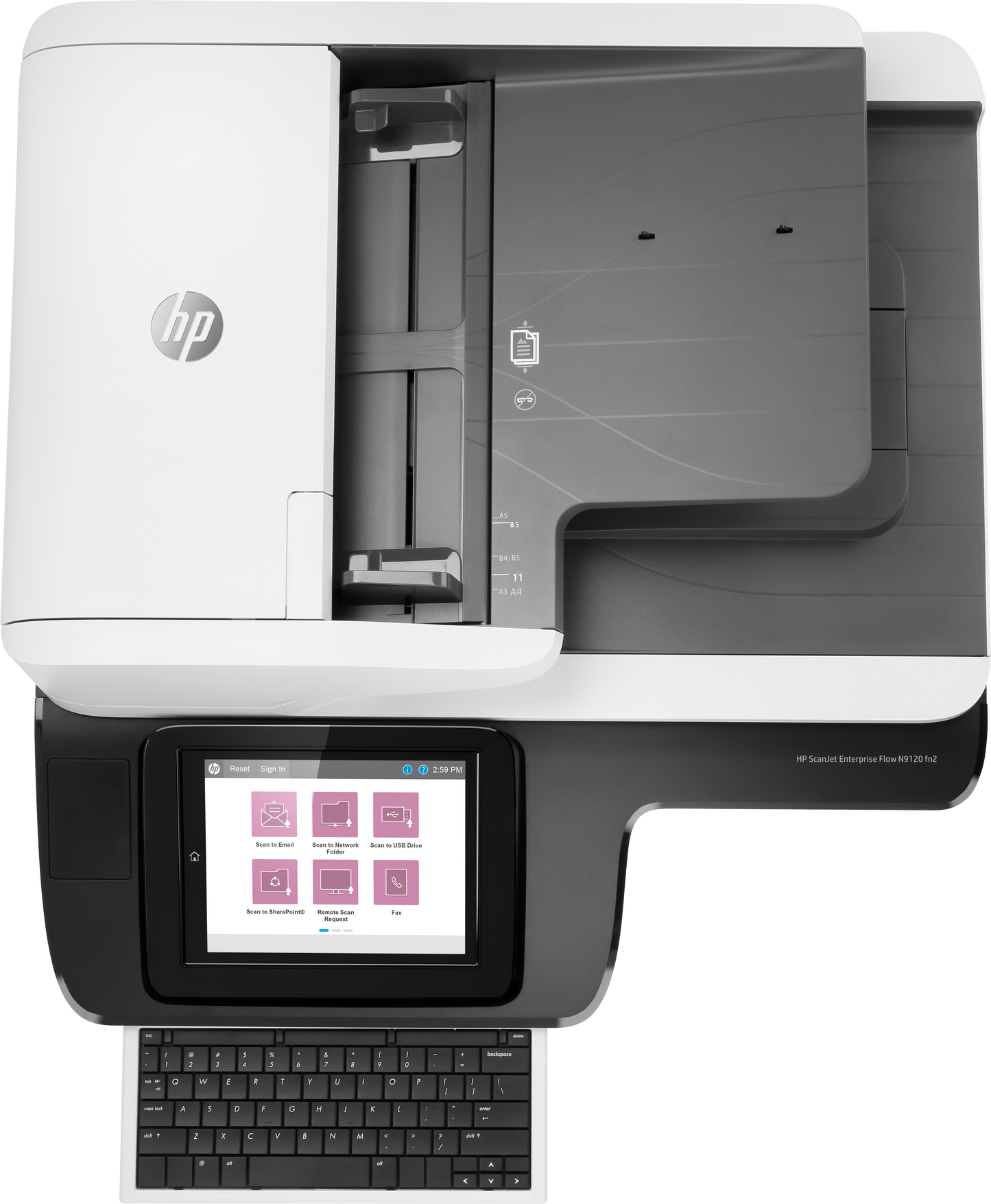 Escáner HP ScanJet Enterprise Flow N9120 fn2 Resolución 600 ppi
