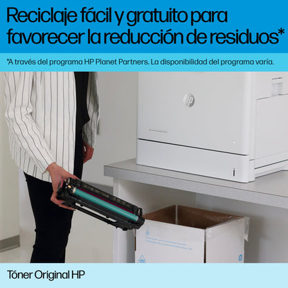 Tóner HP LaserJet 659X Alto Rendimiento Color Cian