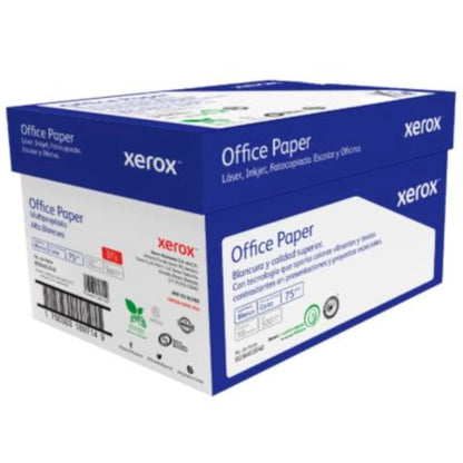 Papel Office Xerox 75g Carta Azul | Blancura 97% | Caja 5000 Hojas