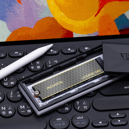 UNIDAD DE ESTADO SOLIDO ADATA LEGEND 8601000GB PCIE GEN 4 M.2 2280 VELOCIDAD 6000MBS/4000MBS COMPATIBLE CON PS5 DISIPADOR ALUMINIO