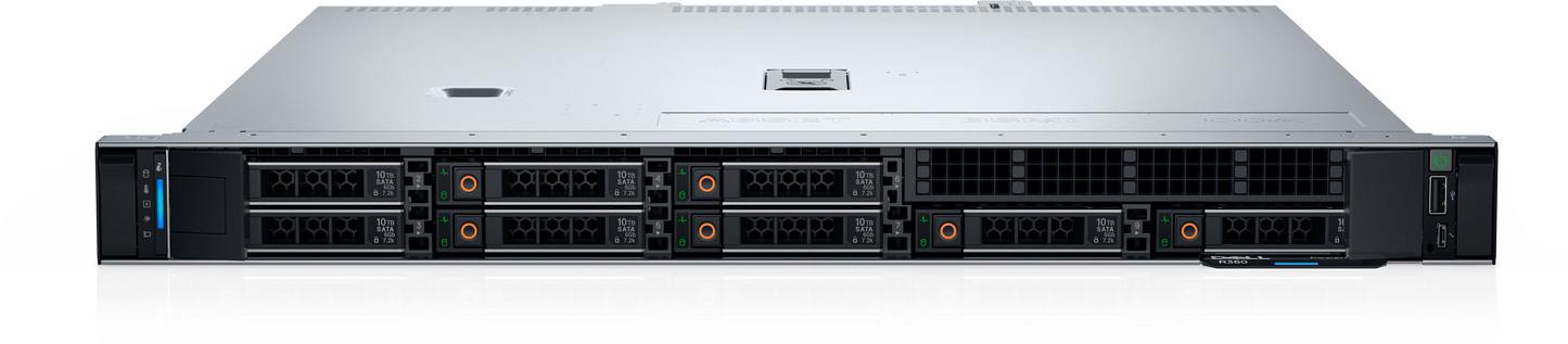 Servidor Dell PowerEdge R360 Intel Xeon 6315P 1x16GB 5600MT/s 2TB 3.5 H755 3 Years ProSupport NBD