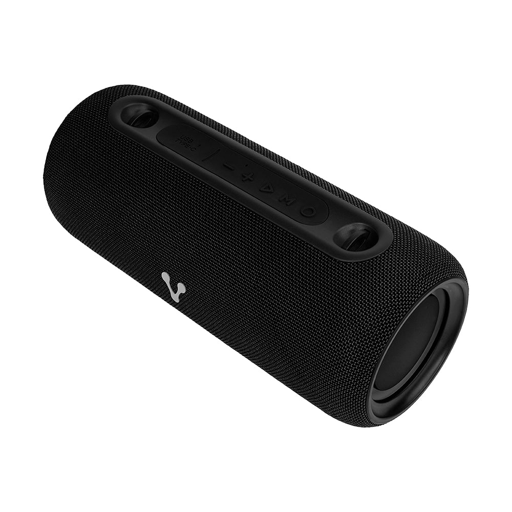 BOCINA VORAGO BSP-430 BLUETOOTH / USB / AROS LUZ RGB / TWS / 26W RMS CON HASTA 7 HRS AUTONOMIA TERMINADO EN TELA
