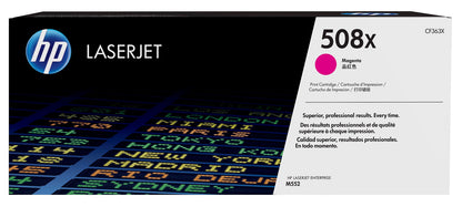 Toner HP LaserJet 508X Magenta Alta Capacidad