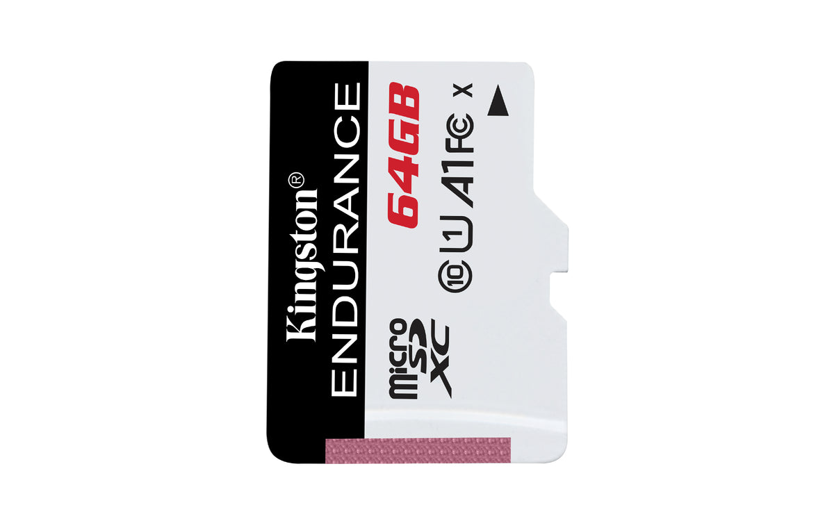 Memoria MicroSD Kingston High-Endurance 64 GB 95R/45W C10 A1 UHS-I