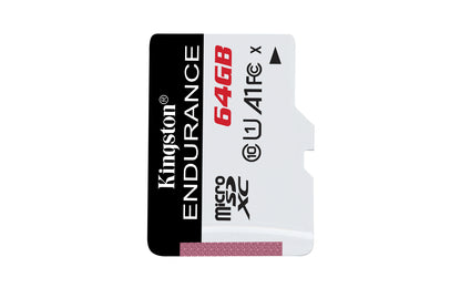 Memoria MicroSD Kingston High-Endurance 64 GB 95R/45W C10 A1 UHS-I
