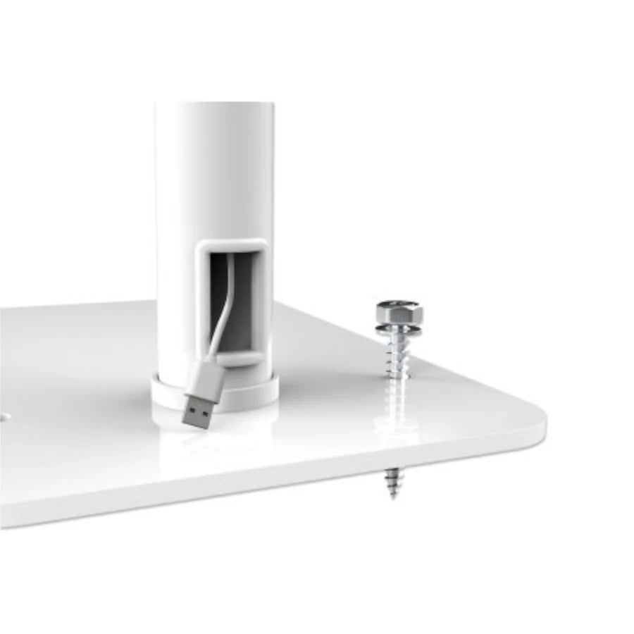 Soporte de Suelo Manhattan Antirrobo para Tablet/iPad 7.9" a 11" Color Blanco