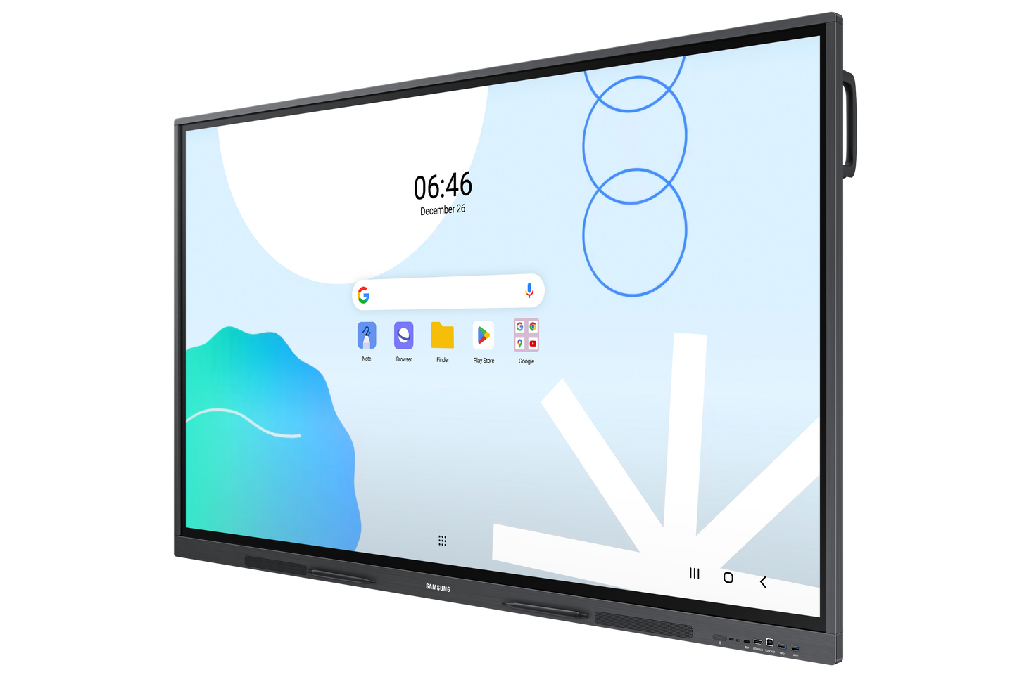 Pantalla Samsung 75" Interactiva WAD Interactiva Touch 40 Multi Touch Android OS 13 UHD Resolucion 3840x2160