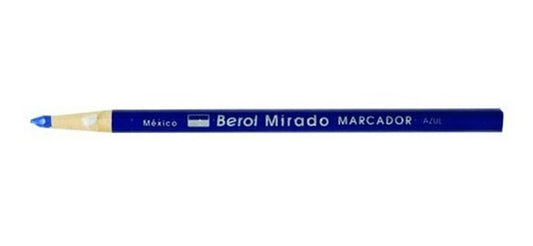 Marcador Cera Berol Mirado 168 Azul Indigo C/12