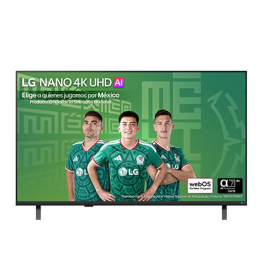 Televisión LG 43" NANO 4K UHD AI NU80 Smart TV 2026