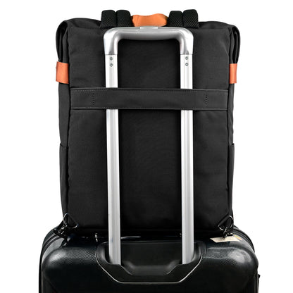 Mochila Vorago Bp-301 Vintage Doble Uso Laptop 15.6 Negra