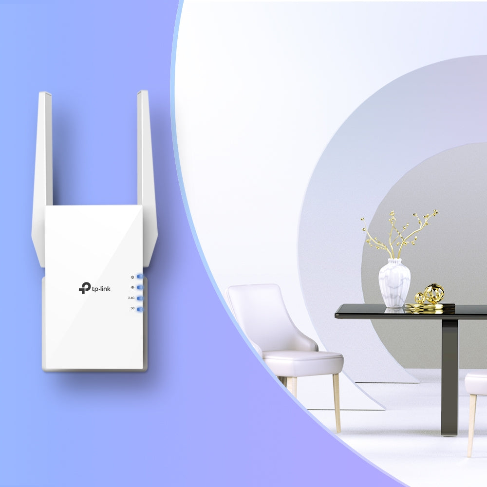 Repetidor TP-Link OneMesh Wi-Fi 6 300 Mbps at 2 4 GHz 1201 Mbps at 5 GHz 1 pack