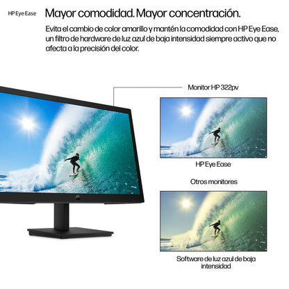 Monitor HP 322pv Serie 3 Pro FHD Tamaño 21.45 resolucion (1920x1080)