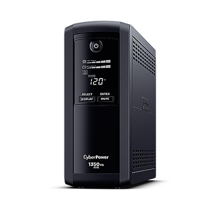 UPS CYBERPOWER 850VA 510W LCD REGULADOR VOLTAJE 9 CONT