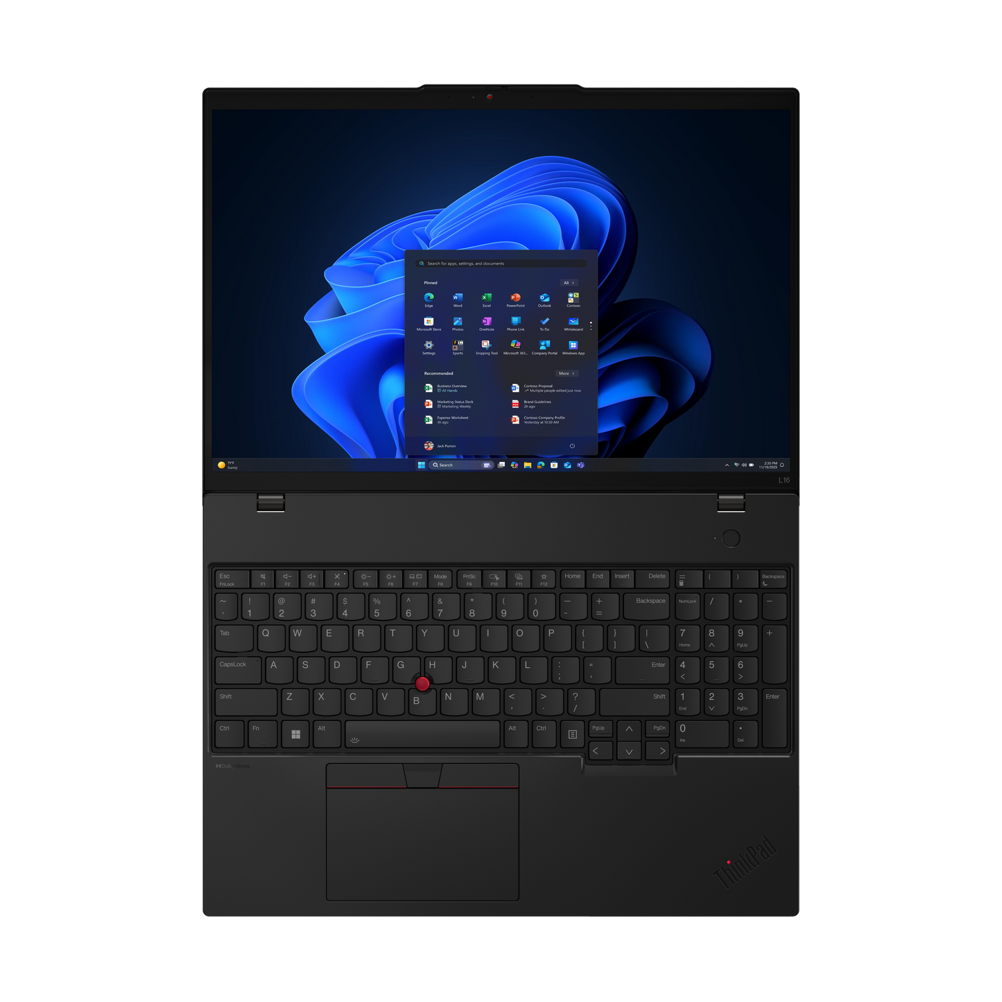 Laptop Lenovo ThinkPad L16 Gen2 AMD Ryzen 7 PRO Windows 11 Pro 3 Años Premier NBD