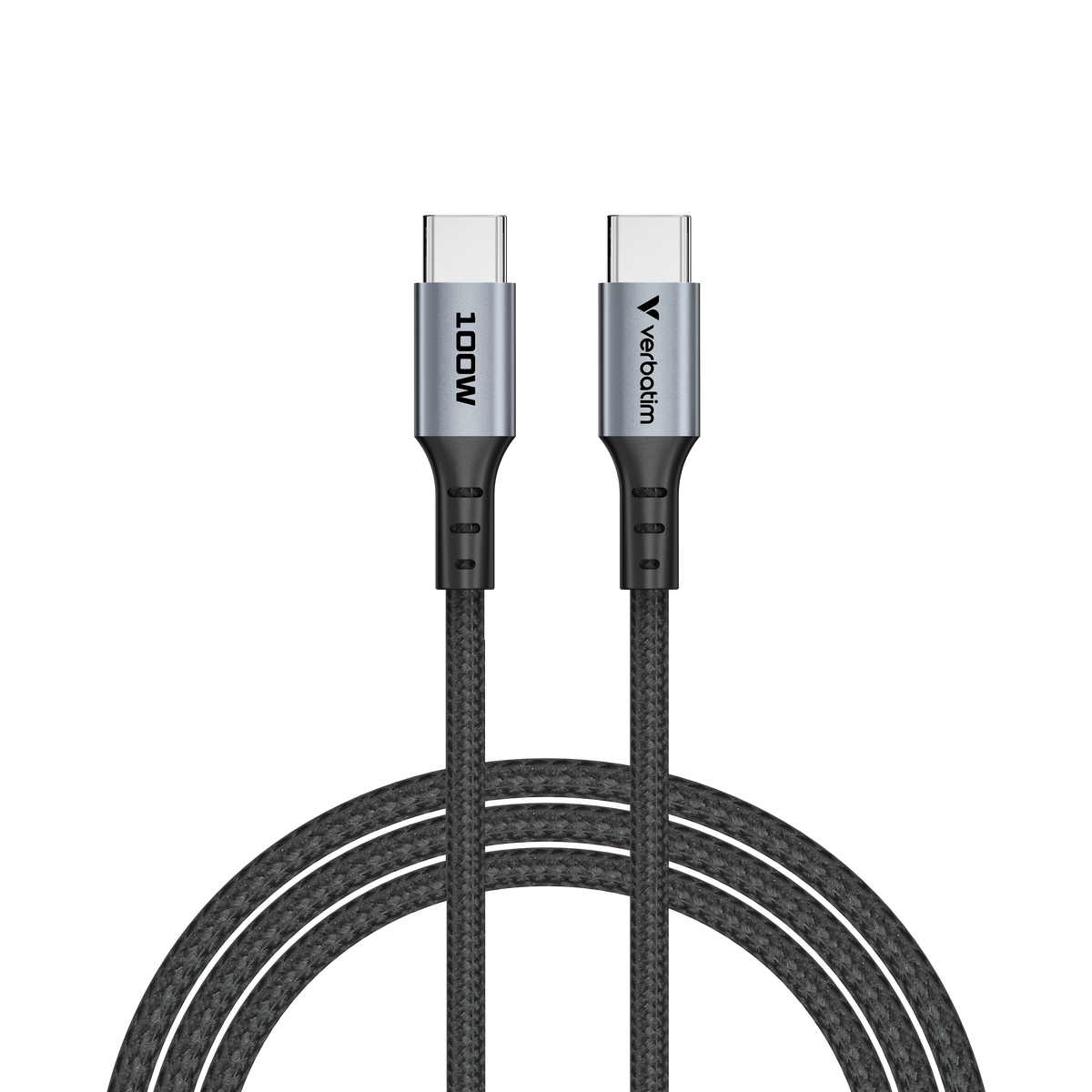 Cable Verbatim de carga y sincronización USB-C a USB-C 100 W -  120cm