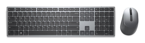 Kit Teclado y Mouse Dell Premier Wireless KM7321W Español Color Gris titanio Garantia 3 Años