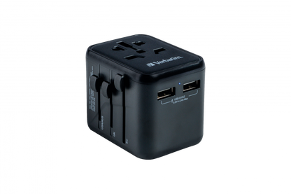 Adaptador Verbatim Universal de viaje 12W UTA-01 - USB-A (49543)