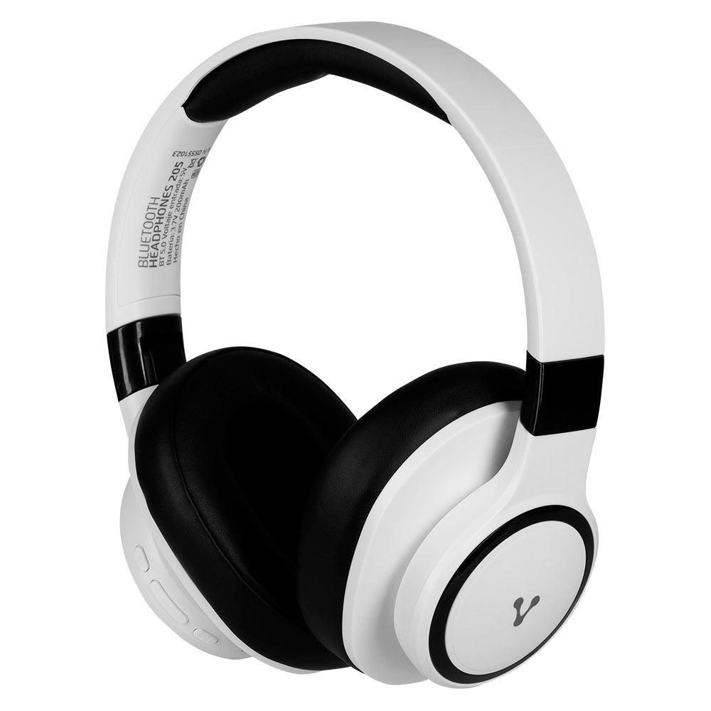 Vorago HPB-205-WH auricular y casco Auriculares Inalámbrico y alámbrico Diadema Llamadas/Música USB Tipo C Bluetooth Blanco