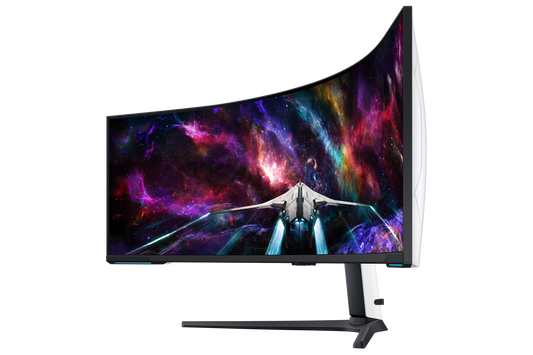 Monitor Samsung Mini LED  57 pulgadas Curvo FHD Resolucion 7680 x 2160 Panel VA