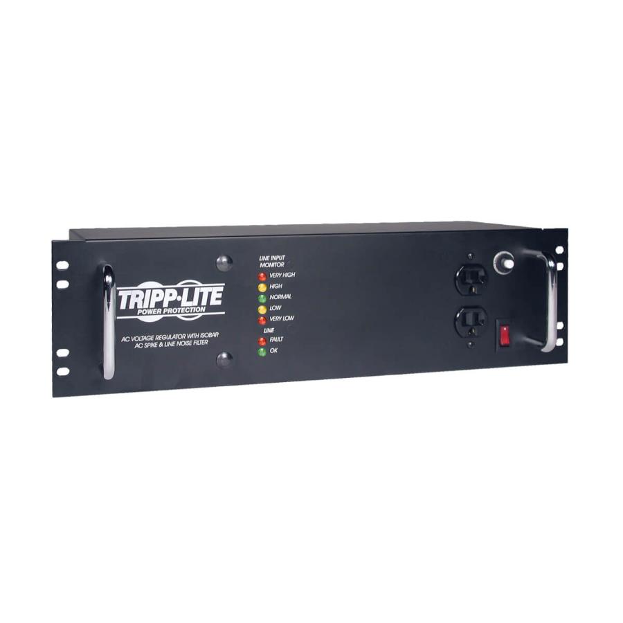 Regulador Tripp Lite 2400w 14cont Racks 19" 3u Alto/Bajo Vol