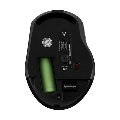 MOUSE VORAGO MO-450 INALAMBRICO Y BLUETOOTH RECARGABLE TIPO C NEGRO