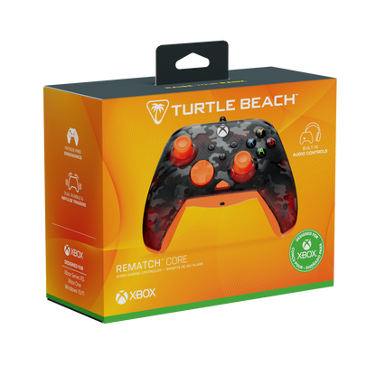 Control XB Turtle Beach Rematch Core Wired Controller- Ghost Black Camo/Orang