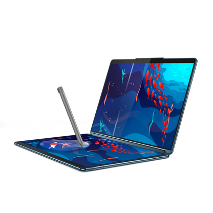 Laptop Lenovo Idea Yoga Book 9 13IRU8 13.3 Touch 2.8K Intel Core i7-1355U 1.70GHz 16GB 1TB SSD Windows 11 Home 64-bit Esp Turquesa