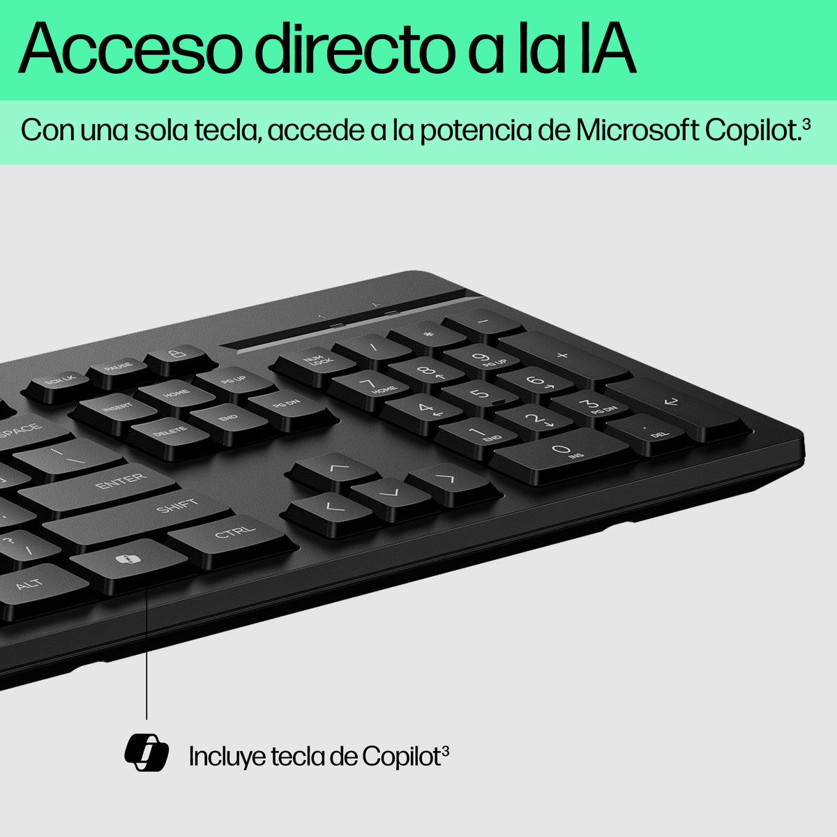 Teclado HP 125 Alambrico