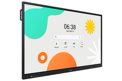Pantalla Samsung E Board WAF 75" Interactiva 40 Multi Touch Android OS 14 UHD Resolución 3840x2160 350 Nits