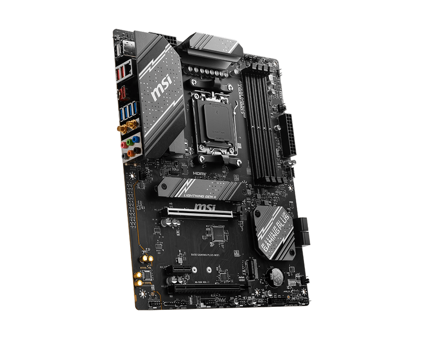 Tarjeta Madre MSI B650 GAMING PLUS WIFI ATX Socket AM5 AMD B650 192GB DDR5 HDMI/DP para AMD