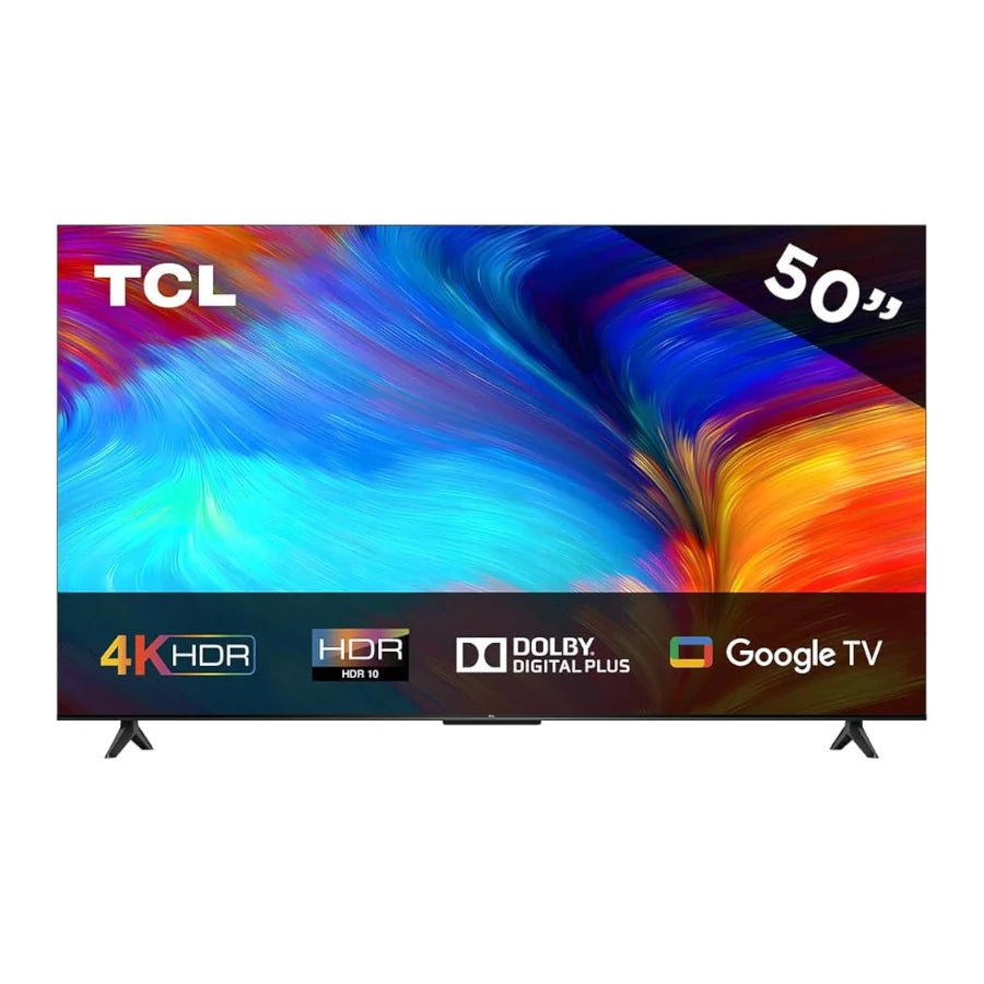 Televisor TCL 50 pulgadas Google TV 4K Dolby Audio HDR10 3 HDMI y 2 USB