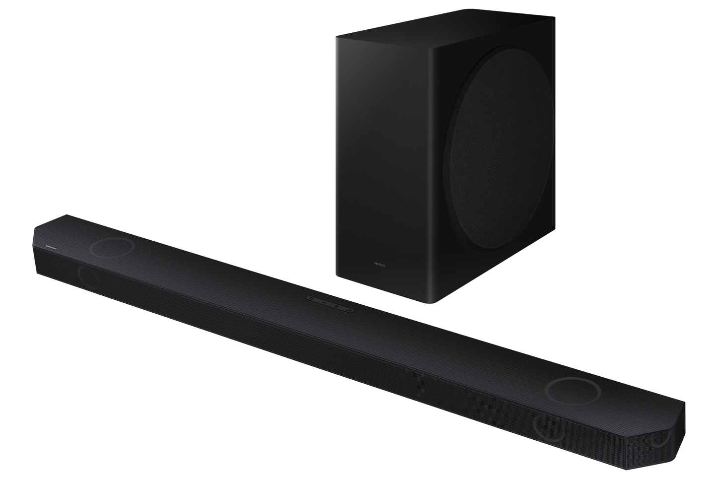 Barra de Sonido Samsung 5.1.2 Ch Wireless Subwoofer color negro