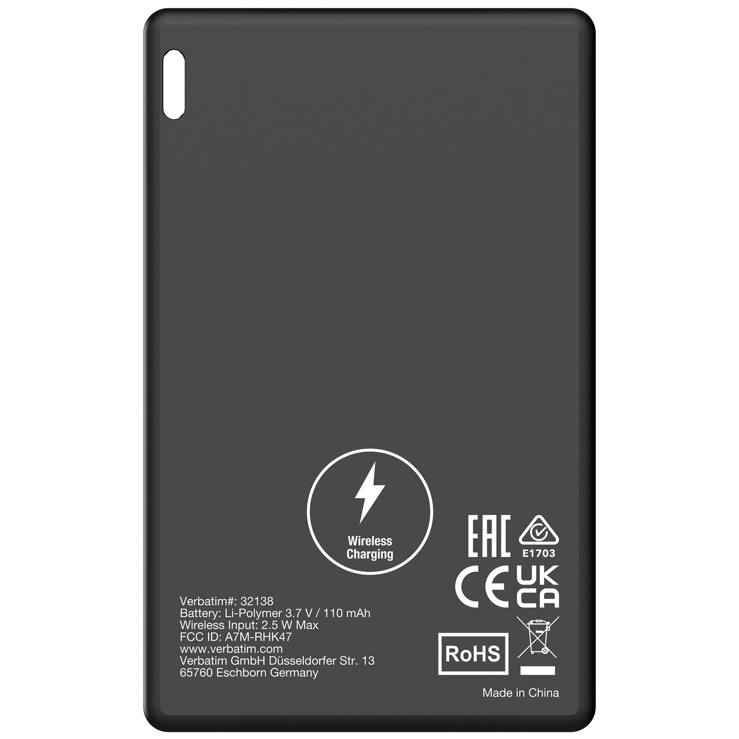 Localizador Verbatim My Finder Bluetooth Tarjeta 2 pzas Negro Plateado