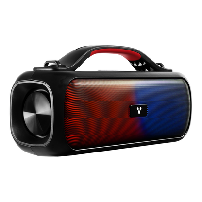 BOCINA VORAGO BSP-440 BLUETOOTH / USB / LUZ FRONTAL RGB / TWS / 20W RMS CON HASTA 5 HRS AUTONOMIA / IPX5