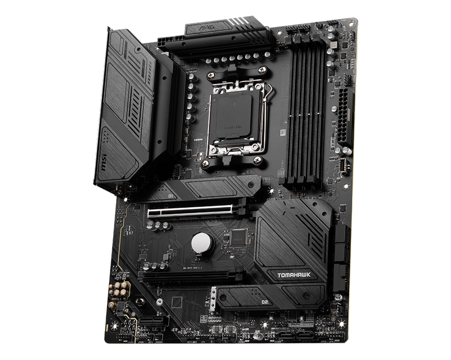 Tarjeta Madre MSI MAG B650 TOMAHAWK WIFI ATX Socket AM5 AMD B650 128GB DDR5 HDMI para AMD