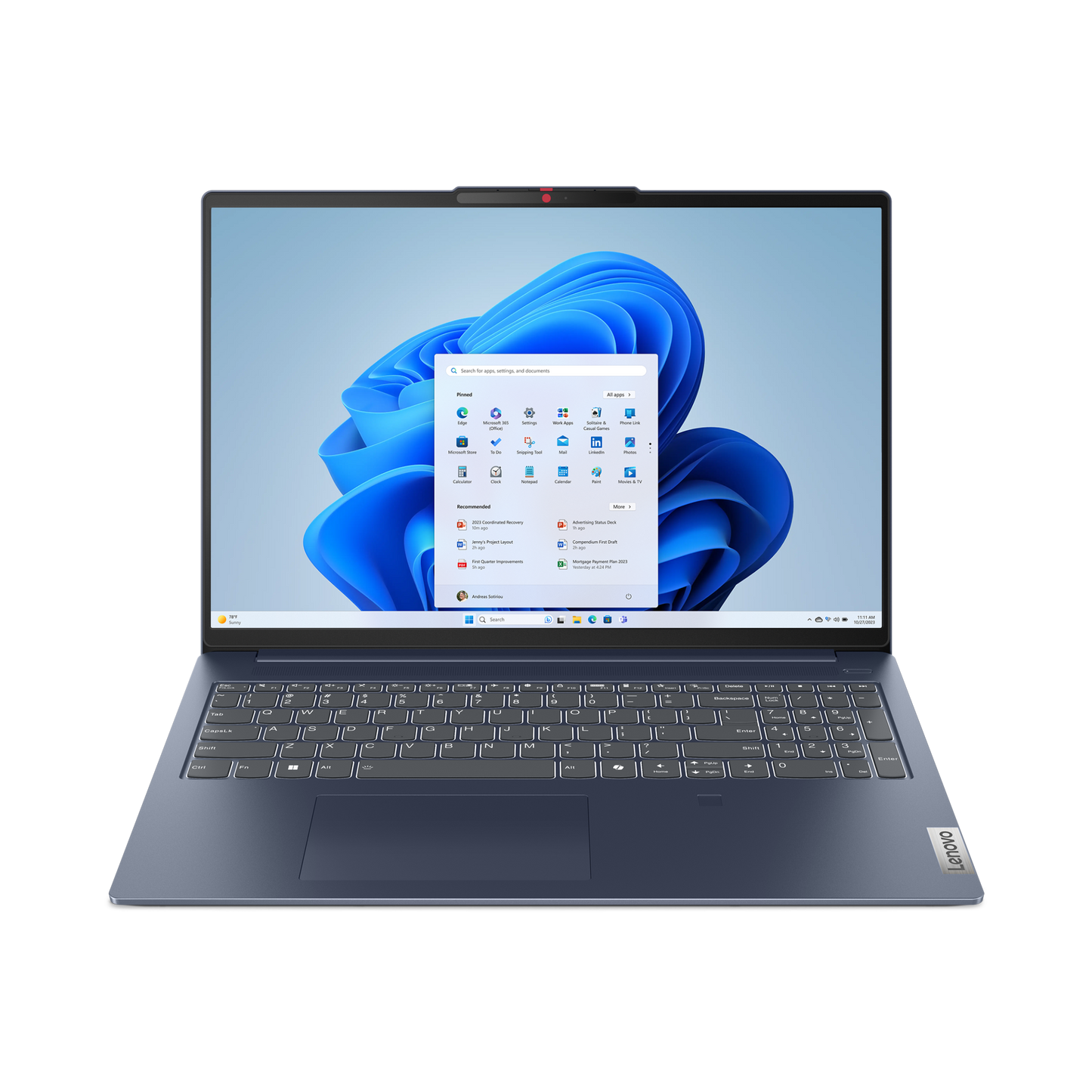 Laptop Lenovo Ideapad Slim 5 16IMH9 Core U7-155H 16 GB 512GB SSD Pantalla 16 Windows 11 Home