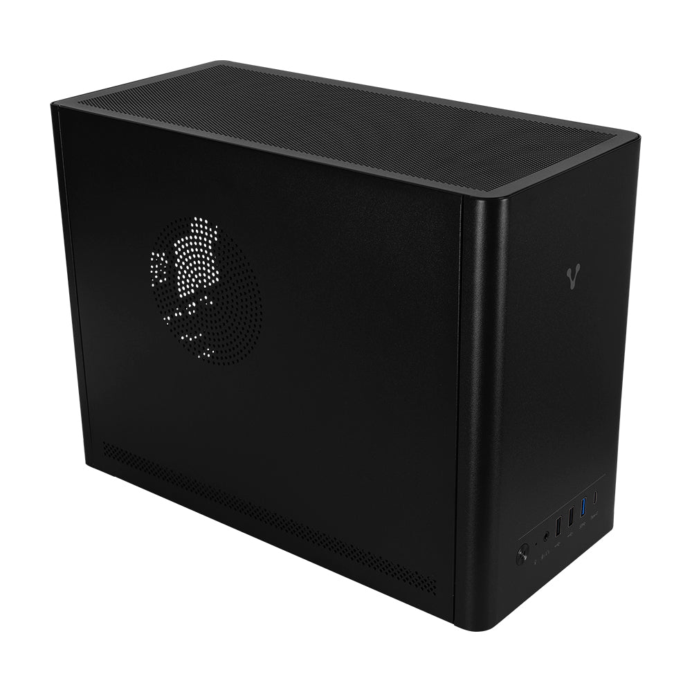 GABINETE VORAGO GAB-210 MINITORRE Micro ATX ITX 2xUSB 2.0 1xUSB 3.0 1xTIPO C 5OOW NEGRO