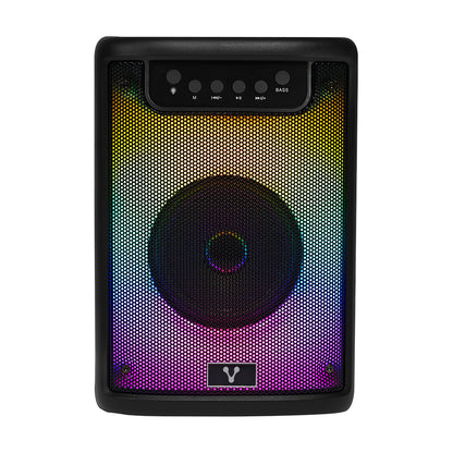 MINI BAFLE VORAGO KSP-205 NEGRO 4" 10WATTS RMS / RECARGABLE / TWS BT 4HRS CARGA USB TIPO C