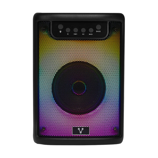 MINI BAFLE VORAGO KSP-205 NEGRO 4" 10WATTS RMS / RECARGABLE / TWS BT 4HRS CARGA USB TIPO C