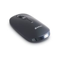 Mouse VERBATIM Inalambrico Recargable Multidispositivo USB-C a USB-A â   Negro