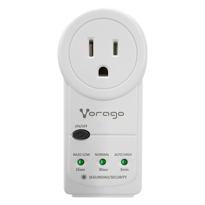 PROTECTOR DE VOLTAJE VORAGO AVR-300 RJ45/RJ11 PORTATIL 1800W ELECTRODOMESTICOS BLANCO