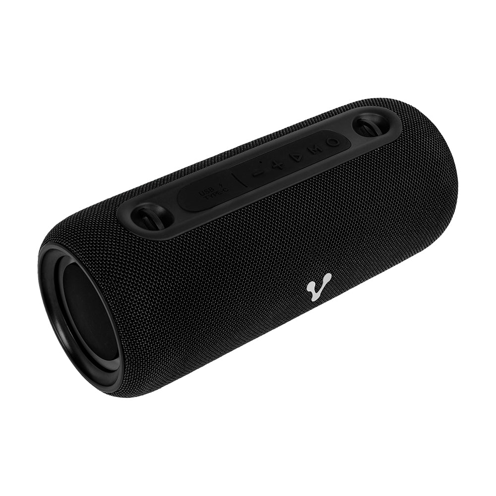 BOCINA VORAGO BSP-430 BLUETOOTH / USB / AROS LUZ RGB / TWS / 26W RMS CON HASTA 7 HRS AUTONOMIA TERMINADO EN TELA