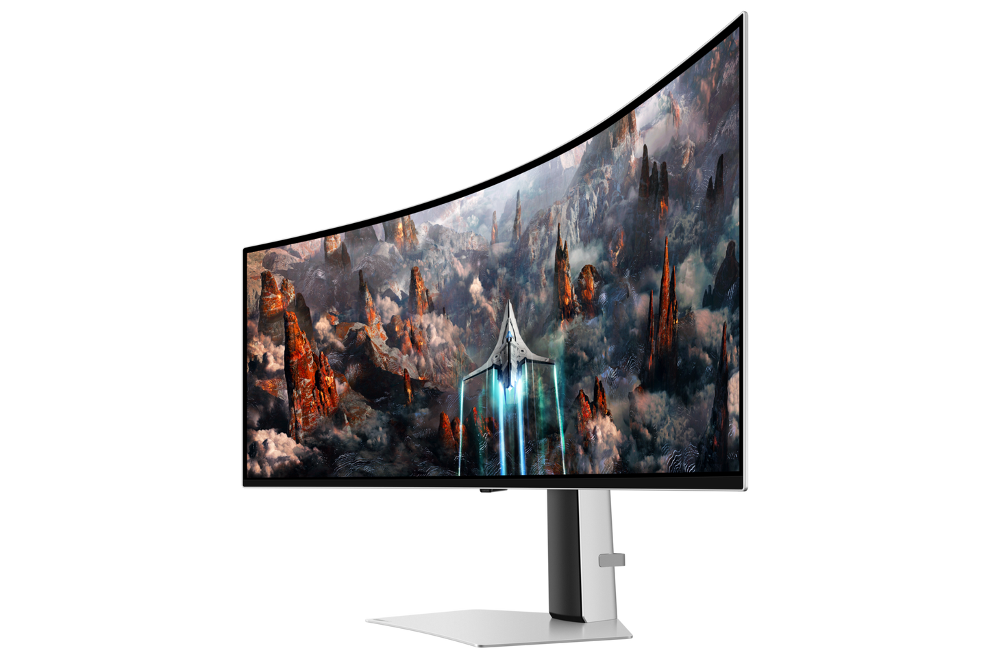 Monitor Gaming Samsung 49" Curvo 1800R Oled Resolucion 5120x1440 Panel Oled