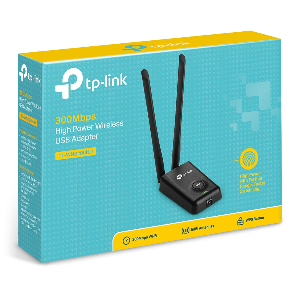 TARJETA DE RED INALAMBRICA TP-LINK USB N 300MBPS EN ALTA POT