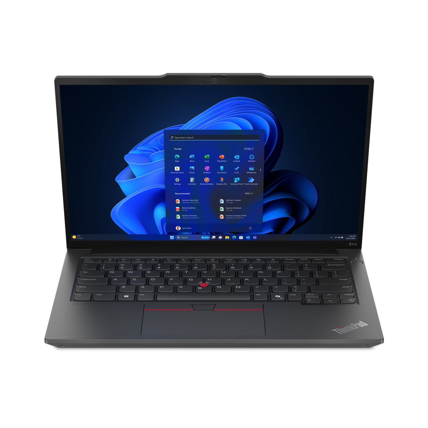 Laptop Lenovo ThinkPad E14 G6 14" Intel Core Ultra 7 155H 512GB SSD Ram 16 GB Windows 11 Pro 3YR Onsite Negro