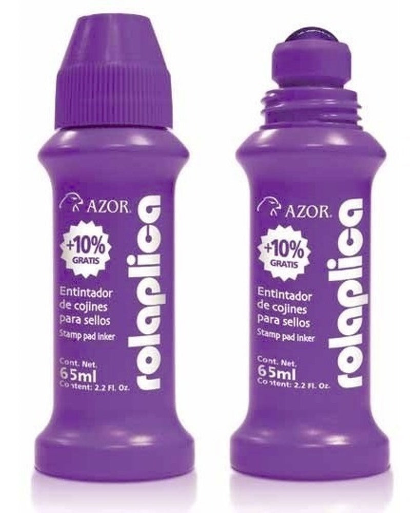 Tinta rolaplica 587 violeta sello 60cc