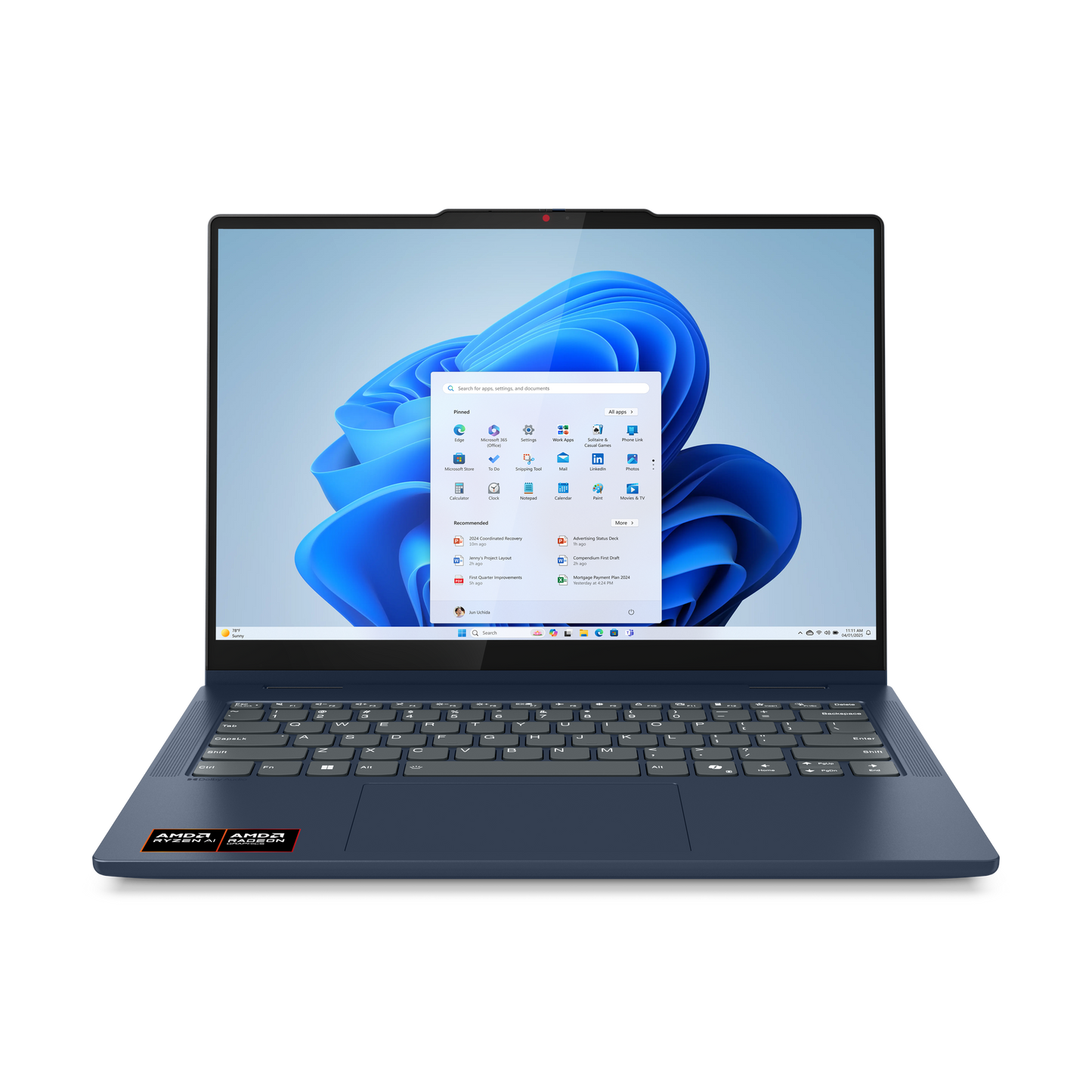 Laptop Lenovo IdeaPad 5 2-in-1 14" WUXGA AMD Ryzen AI 7-350 50 TOPS 16GB 512GB Radeon 860M W11 Home Copilot+PC Wi-Fi 7