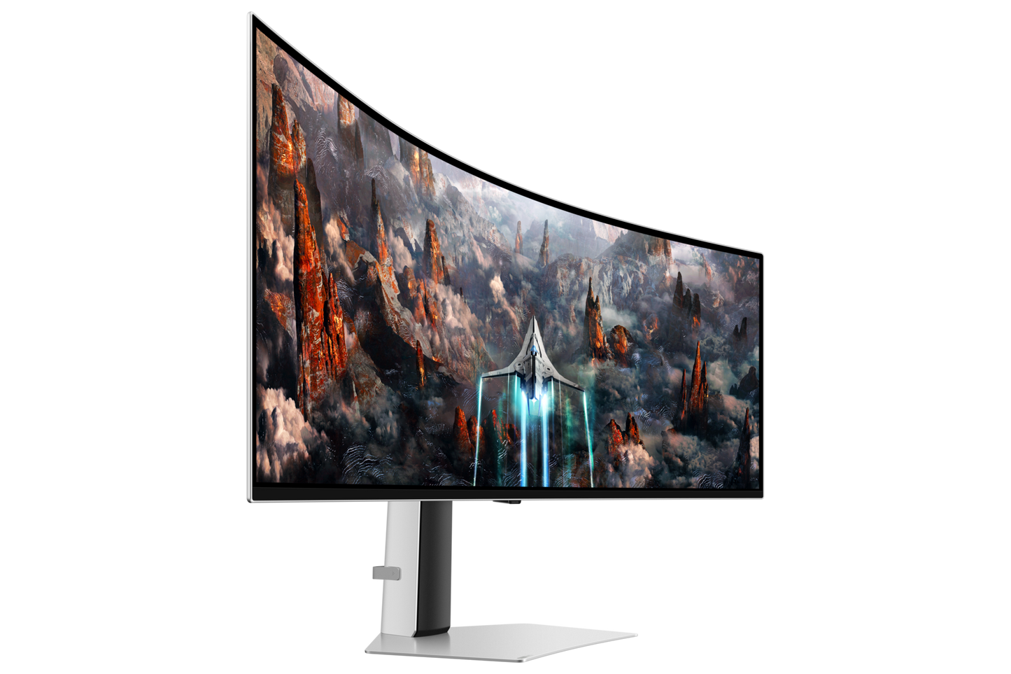 Monitor Gaming Samsung 49" Curvo 1800R Oled Resolucion 5120x1440 Panel Oled