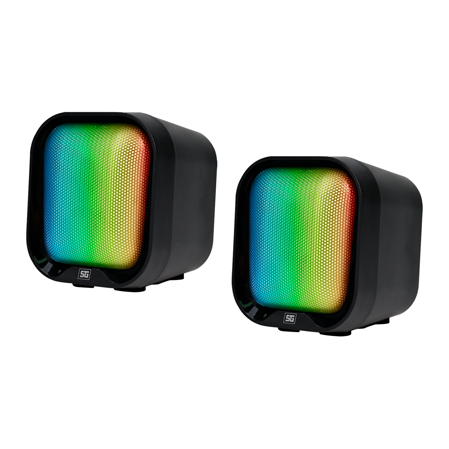 BOCINAS VORAGO START THE GAME SPK-109 RGB / USB PARA COMPUTADORA / 2.2WATTS