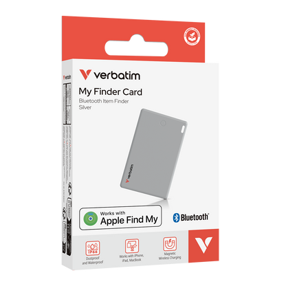 Localizador Verbatim My Finder Bluetooth Tarjeta 1 pza Plateado